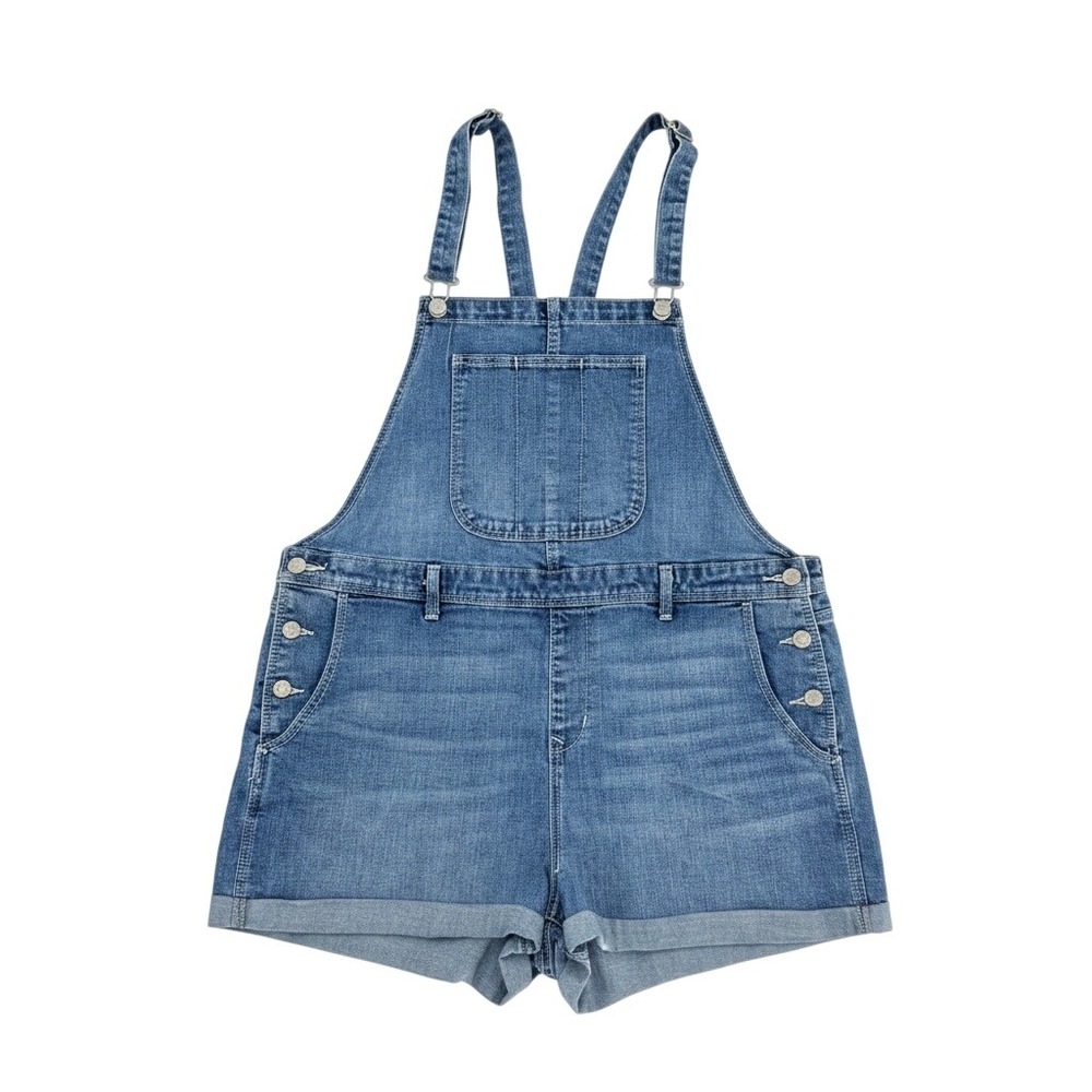 Old Navy Blue Denim Short Overalls